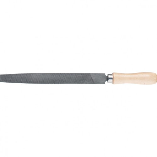 Напильник, 250 мм, плоский, деревянная ручка Сибртех